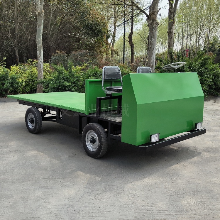 四輪電動平板車助力企業生產 四輪電動平板車助力企業生產