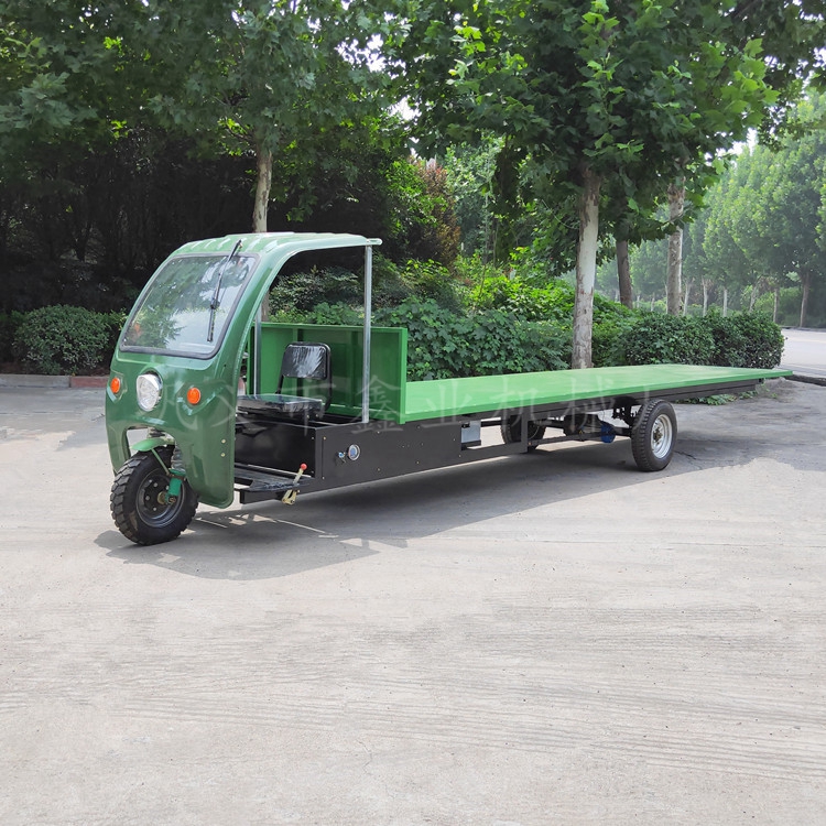 三輪搬運電動平板裝實心輪胎的好處